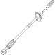 Mazda KR9P-32-090B Shaft, Intermediate