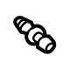 Mazda D10B-67-502 Washer Hose