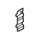 Mazda L206-53-351 Outer Rail Reinforcement Plate Mazda L206-53-351 Outer Rail Reinforcement Plate