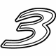 Mazda BA6R-51-721A Nameplate Mazda BA6R-51-721A Nameplate