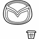 Mazda BP4K-51-730A Emblem Mazda BP4K-51-730A Emblem
