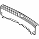 Mazda BHN9-68-89X Rear Panel Trim