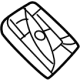 Mazda DN4J-88-2M7-02 GUIDE(L),BELT-SEAT