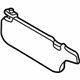 Mazda BL8D-69-320B-03 Sunvisor
