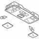Mazda GJ6A-69-970A-75 Overhead Console