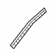 Mazda GSH7-70-245 Inner Windshield Pillar Reinforcement