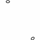 Mazda GK2J-61-J19 Pressure Hose Seal