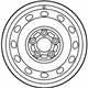 Mazda 9965-L4-6050 Wheel, Steel