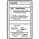 Mazda NC72-61-439 A/C Label