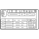 Mazda VA40-69-014A Tire Pressure Label Mazda VA40-69-014A Tire Pressure Label