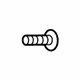 Mazda 9YA5-00-601B Lock Assembly Upper Bolt