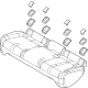 Mazda DDAJ-57-200-39 Cushion Assembly Mazda DDAJ-57-200-39 Cushion Assembly