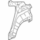 Mazda BN8V-71-110B Outer Wheelhouse Mazda BN8V-71-110B Outer Wheelhouse