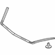 Mazda BBM4-56-770B Front Weatherstrip Mazda BBM4-56-770B Front Weatherstrip
