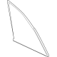 Mazda D10G-62-950 Quarter Glass Mazda D10G-62-950 Quarter Glass