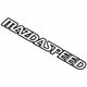 Mazda BBN5-51-721 Nameplate Mazda BBN5-51-721 Nameplate