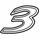 Mazda BBN6-51-721 Nameplate Mazda BBN6-51-721 Nameplate
