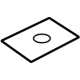 Mazda VA41-51-T29 Roof Rail Gasket Mazda VA41-51-T29 Roof Rail Gasket