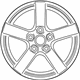 Mazda 9965-D6-6560 Wheel, Alloy
