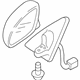 Mazda EC01-69-120K Mirror Assembly
