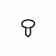Mazda G217-68-865 Lower Duct Fastener