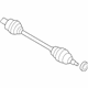 Mazda GD70-25-50XA Axle Assembly