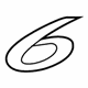 Mazda GK2A-51-721 Nameplate