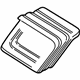 Mazda KJ01-13-552 Air Duct Seal Mazda KJ01-13-552 Air Duct Seal