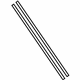 Mazda N243-67-332 Wiper Blade Stiffener Mazda N243-67-332 Wiper Blade Stiffener