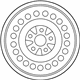 Mazda 9965-10-4070 Spare Wheel