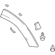 Mazda DGH9-51-W50B Wheel Opening Molding