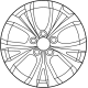 Mazda 9965-A1-7080 Wheel, Alloy Mazda 9965-A1-7080 Wheel, Alloy