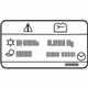 Mazda DB9L-61-439 A/C Label