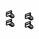 Mazda 9XG0-50-934K Bracket Retainer