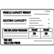 Mazda FF14-69-014 Tire Info Label Mazda FF14-69-014 Tire Info Label