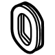 Mazda DN4J-61-J06 A/C & Heater Assembly Seal Mazda DN4J-61-J06 A/C & Heater Assembly Seal