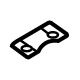 Mazda B001-62-212 Hinge Gasket Mazda B001-62-212 Hinge Gasket