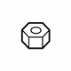 Mazda 9YB0-41-224 Front Mount Nut