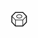 Mazda 9YB0-41-019 Transmission Mount Nut