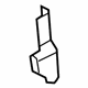 Mazda ZZCA-53-395 Tow Hook Bracket