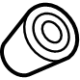 Mazda KBB3-62-877A Rubber, Stop Mazda KBB3-62-877A Rubber, Stop