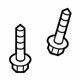 Mazda 9YA0-21-02J Support Bracket Bolt