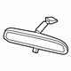 Mazda KD33-69-220B Mirror Inside