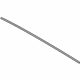 Mazda N243-50-F27B Upper Molding Seal Mazda N243-50-F27B Upper Molding Seal