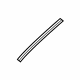 Mazda N243-50-899 Side Weatherstrip Mazda N243-50-899 Side Weatherstrip