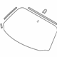 Mazda N243-63-900D Windshield