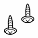 Mazda 9973-50-616 Door Trim Panel Screw Mazda 9973-50-616 Door Trim Panel Screw