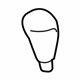 Mazda BP4N-46-030 Shift Knob