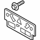 Mazda NP06-50-170B License Bracket