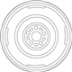 Mazda 9965-02-4080 Wheel, Spare